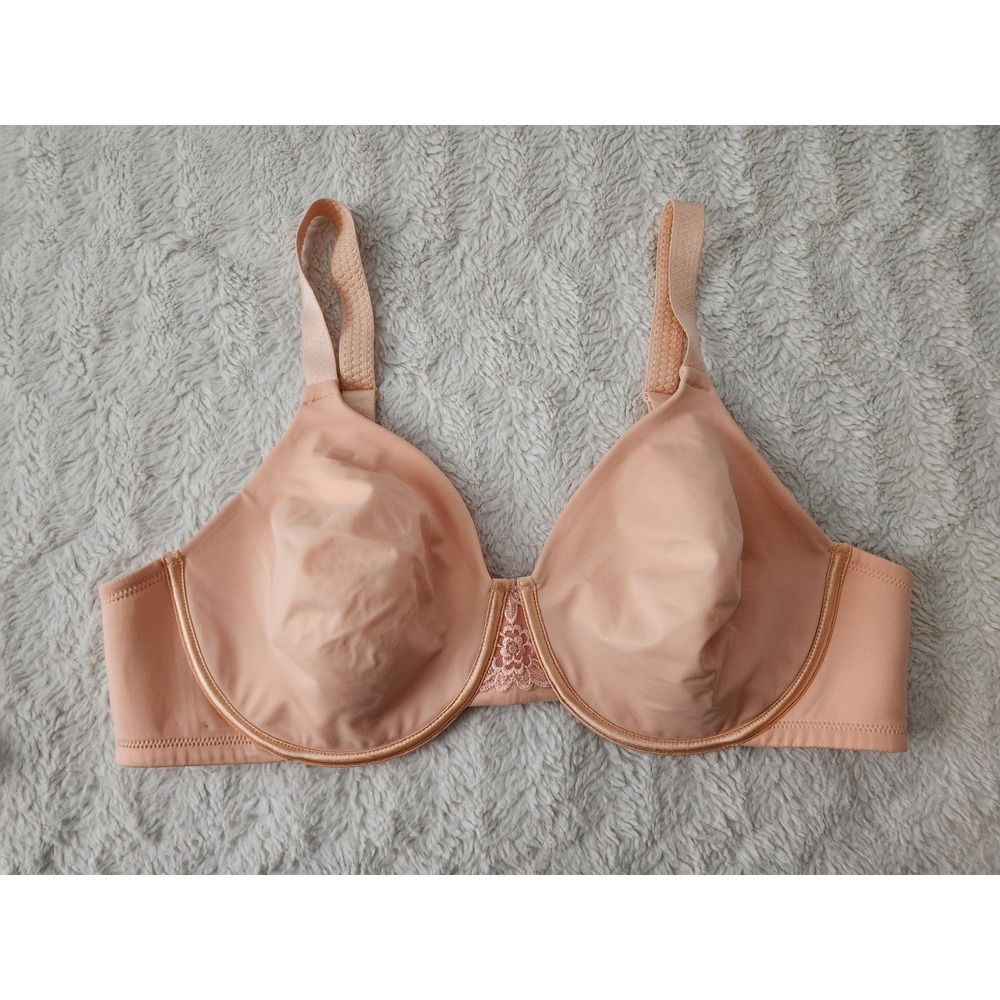 Vanity Fair 76080 Beauty Back Underwire Minimizer Bra Women's 42C Peach